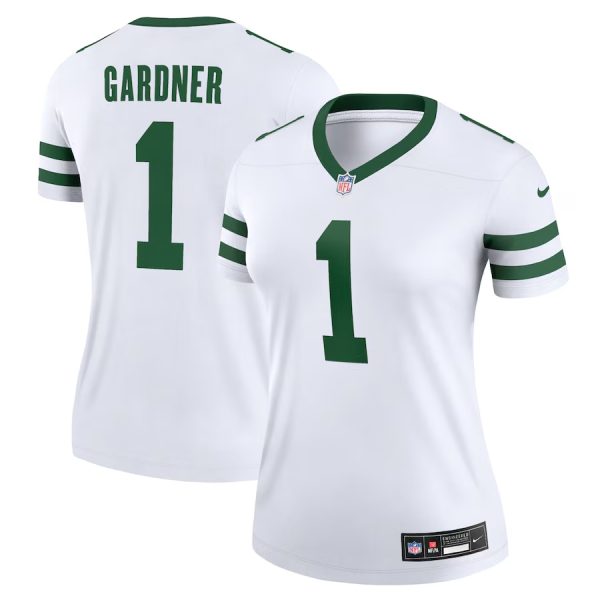 New York Jets Sauce Gardner Nike White Alternate Legend Jersey