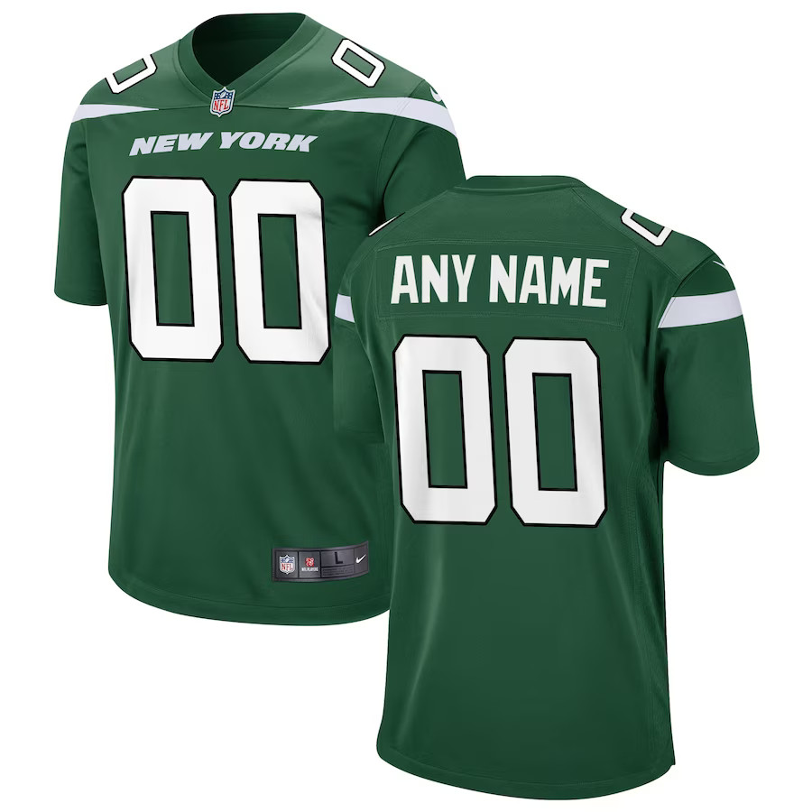 New York Jets Nike Game Custom Jersey