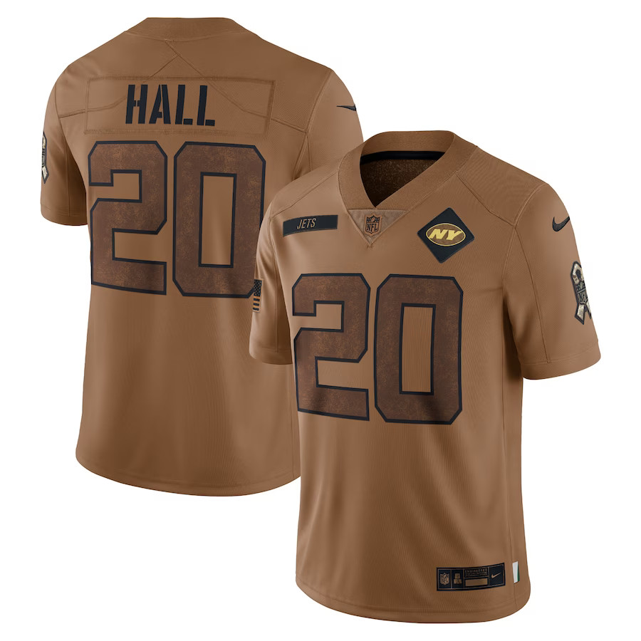 Breece Hall 2023 Salute To Service Limited Jersey