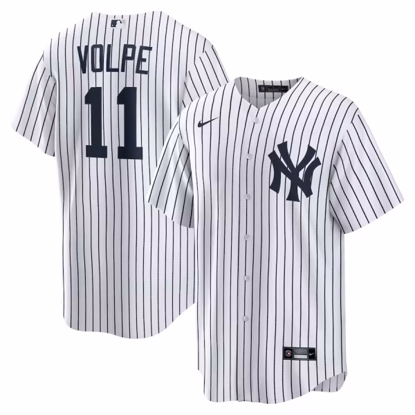 New York Yankees Anthony Volpe Home Replica Player Jersey