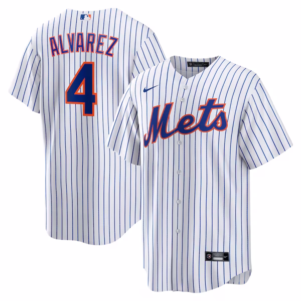 New York Mets Francisco Alvarez Replica Player Jersey