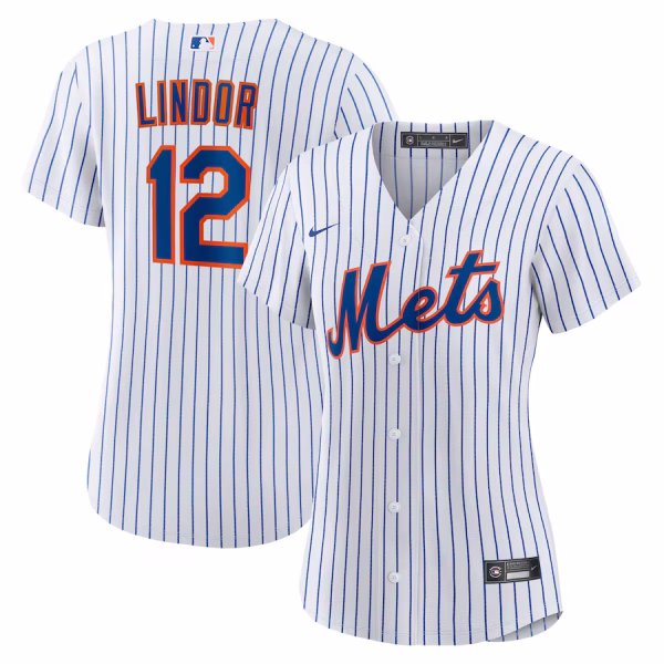 New York Mets Francisco Lindor Women's Home Replica Player Jersey