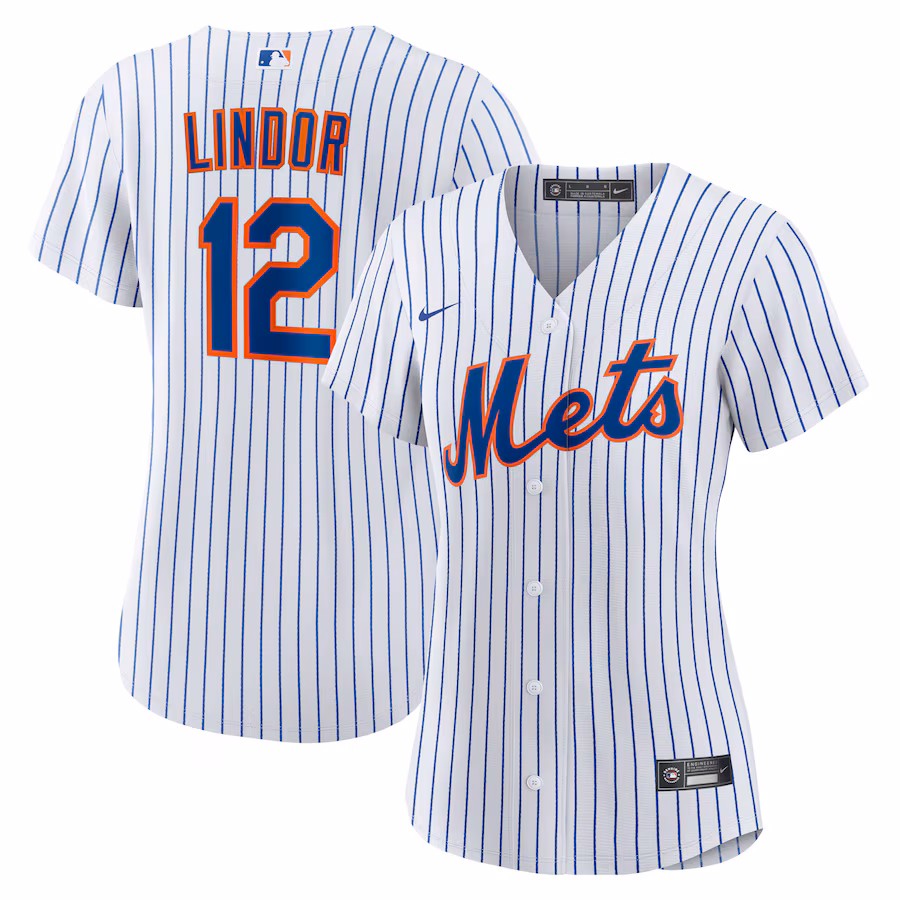 New York Mets Francisco Lindor Women's Home Replica Player Jersey