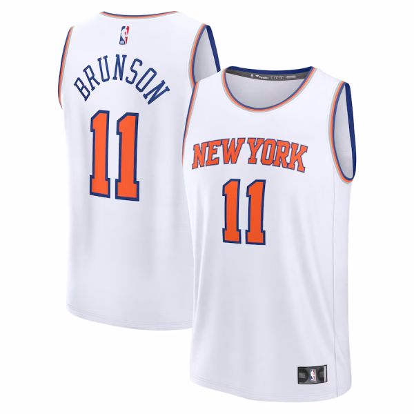 New York Knicks Jalen Brunson Youth Replica Player Jersey