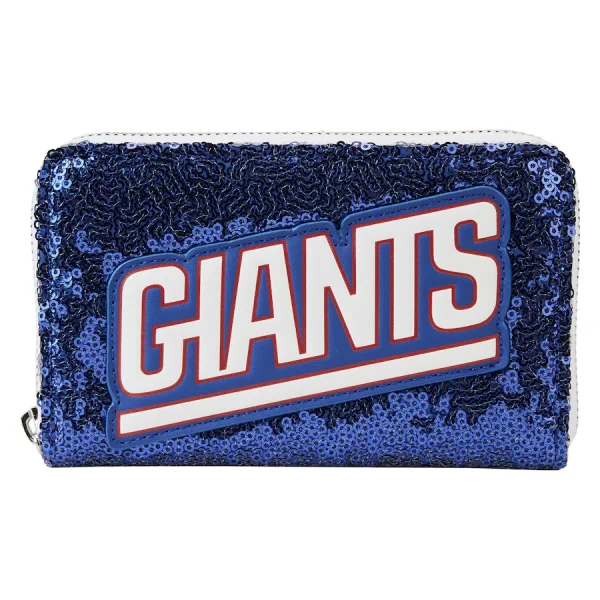 NY Giants Sequin Zip Wallet