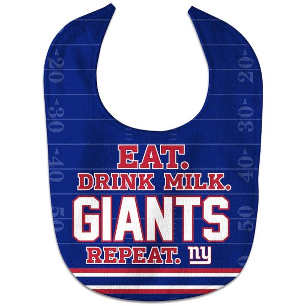 New York Giants Infant Eat. Drink. Repeat. All-Pro Bib
