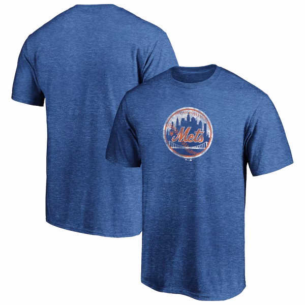 New York Mets Cooperstown Collection Throwback Logo T-Shirt