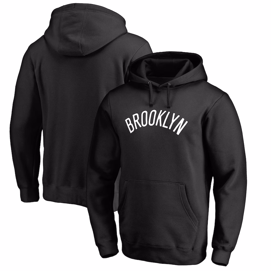 Brooklyn Nets Wordmark Pullover Hoodie -