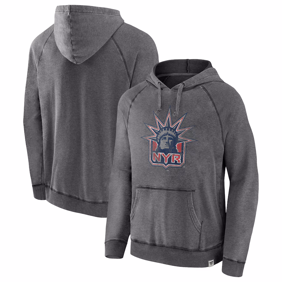 New York Rangers Fanatics Special Edition 2.0 Weathered Pullover Hoodie